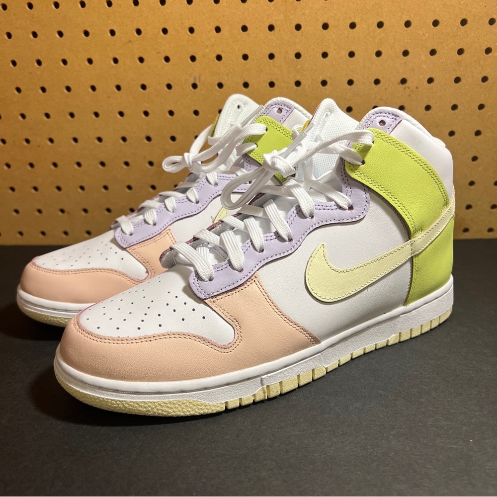 Size 10W/8.5M - Nike Dunk High Lemon Twist 2021 DD1869-108